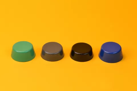 Cured Epoxy Systems in Various Colors 