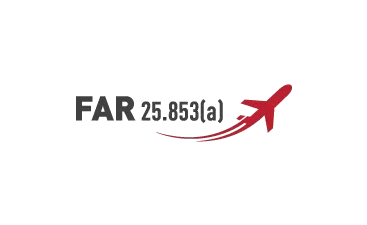FAR 25.853(a) for Flame Retardancy